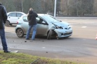 У Луцьку ДТП: не розминулися легковик та бус