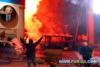 Міліція оприлюднила відео, на якому мітингувальники порушують закон