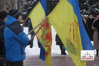У Луцьку відмінили «живий ланцюг» та провели мітинг на знак трауру за загиблими українцями