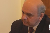 Сесію Волиньради проводить заступник голови від «Батьківщини» Валентин Вітер, Войтович сидить у залі