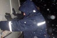 На Волині автомобілі потрапили у снігову пастку