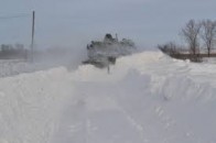До пологового будинку породіллю везли на танку крізь 4-метрові кучугури