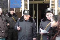 На інавгурацію Башкаленка в ОДА пропускали по списках ФОТОРЕПОРТАЖ