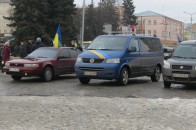 Під час конфлікту начальник міліції Волині поступився автомайданівцям.ФОТО