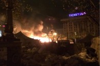 Вночі у Києві горів Майдан