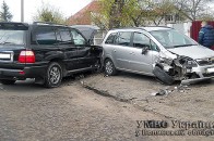 Відео ДТП на Волині в якому «Лексус» двічі протаранив «Опель»