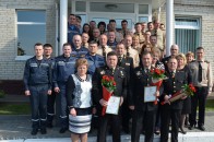Волинські рятувальники попрощались з частиною начальства