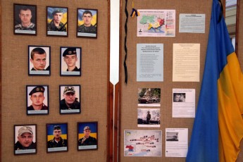 Загиблі волинські військові - на стендах музею