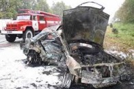 На Волині згорів легковий автомобіль