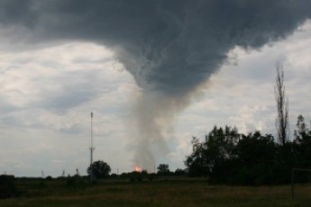 На Полтавщині стався вибух на газопроводі ФОТО