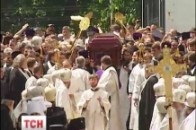Як попрощалися із митрополитом УПЦ МП Володимиром ВІДЕО