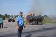 На Волині трактор з сіном на ходу перетворився на палаючий факел ФОТО
