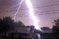 На Волині блискавка потрапила у житловий будинок