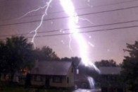 На Волині гроза спричинила три пожежі