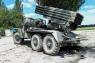 Російські військові спорудили бойовий табір біля кордону України і звозять «Гради», - РНБО ВІДЕО