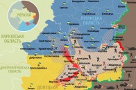 АТО триває: карта бойових дій ВІДЕО