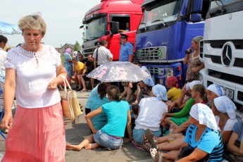 На Волині влада та міліція домовилась про розблокування міжнародної траси