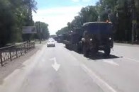 Поблизу українського кордону зафіксована чергова колона російської техніки ВІДЕО