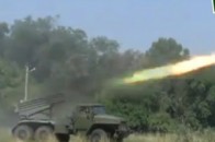 Як терористи обстрілювали Луганськ з «Градів» ВІДЕО