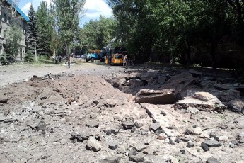 Як виглядає Донецьк після нічних обстрілів ВІДЕО
