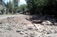 Як виглядає Донецьк після нічних обстрілів ВІДЕО