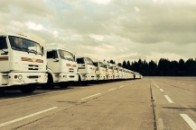 280 російських КамАЗів з «гуманітаркою» відправилися до кордону з Україною ВІДЕО