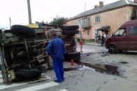 ДТП на Волині: маршрутка врізалась у вантажівку