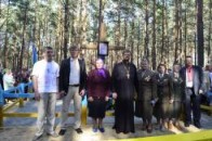 Поблизу Луцька освятили пам’ятний знак на місці загибелі бійця УПА
