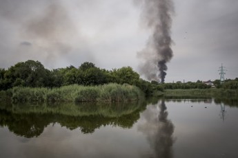 Третина Донецька через бої може піти під воду