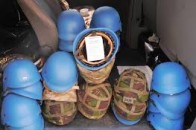 «Волинські патріоти» передали солдатським матерям берці та шоломи ВІДЕО