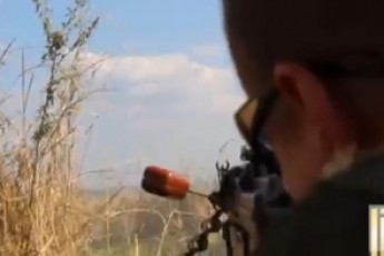 Військовим АТО вдалося зупинити прорив терористів під Луганськом ВІДЕО