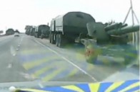 Російська військова техніка прямує у бік Керченської переправи - її перекинуть на Донбас ВІДЕО