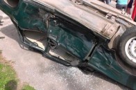 ДТП на Волині: від удару перевернулось авто з чотирма людьми ВІДЕО
