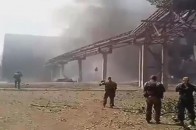 Як на Луганщині терористи обстріляли ТЕС ВІДЕО
