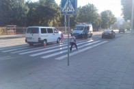 У ценрі Луцька мікроавтобус збив жінку ФОТО
