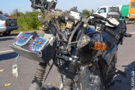 На Волині ДТП: мотоцикл врізався у «Мерседес» ВІДЕО