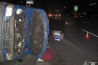 Маршрутка врізалася в авто ДАІ, є постраждалі ВІДЕО