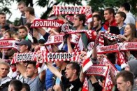 Як вболівають на трибунах волинські хлопці ВІДЕО