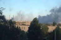 Терористи обстріляли енергетиків, які гасили пожежу на Луганській ТЕС: є постраждалі ВІДЕО