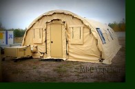 Біцям АТО презентували військові американські намети, яким не страшна найлютіша зима  ВІДЕО