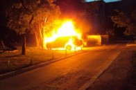 У Луцьку горів автомобіль