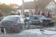Смертельна ДТП у Луцьку: дві автівки загорілися після лобового зіткнення ФОТО ОНОВЛЕНО