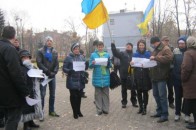 Жителі Донецької області висловили протест проти псевдовиборів ВІДЕО