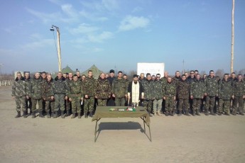 Волинські священики підтримали військових в зоні АТО ФОТО