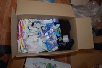 З Волині в зону АТО відправили передачу для морських піхотинців