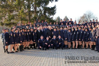 У Луцьку майбутнім правоохоронцям провели «Урок мужності» ВІДЕО