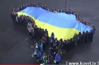 Переселенці на Волині долучились до патріотичного флеш-мобу ВІДЕО