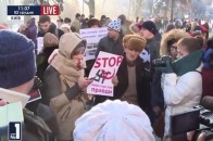 Протести під Радою: медики, ошукані вкладники, журналісти ВІДЕО