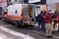 Джип «поліції» «ДНР» збив трьох донеччан на тротуарі ВІДЕО