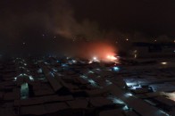 У Луцьку горів Варшавський ринок ФОТО
